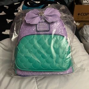 The little mermaid Loungefly mini backpack.